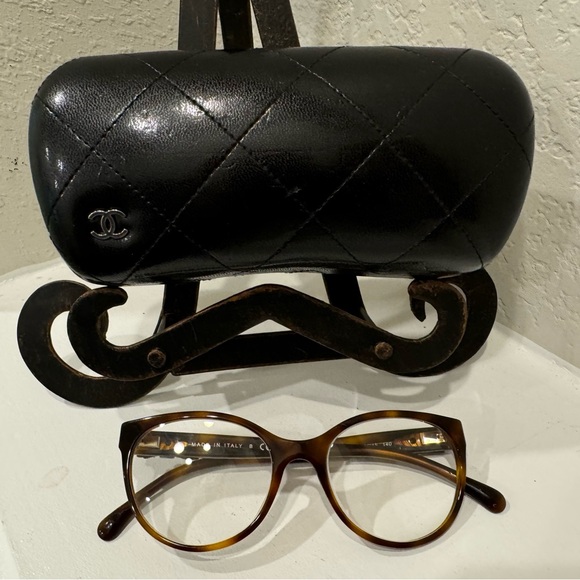 CHANEL | 3283-Q Eyeglasses with Reader Lens and Case - Picture 2 of 7